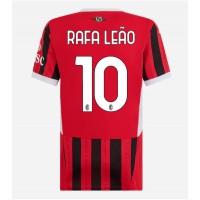 Billiga AC Milan Rafael Leao #10 Hemma fotbollskläder Dam 2024-25 Kortärmad